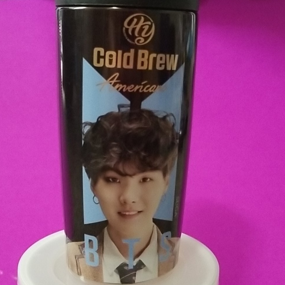 BTS Suga HY cold brew americano EMPTY BOTTLE